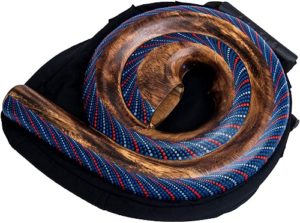 Didgeridoo Rundform Instrument Naturmaterialien Reisetasche Spirale Australien